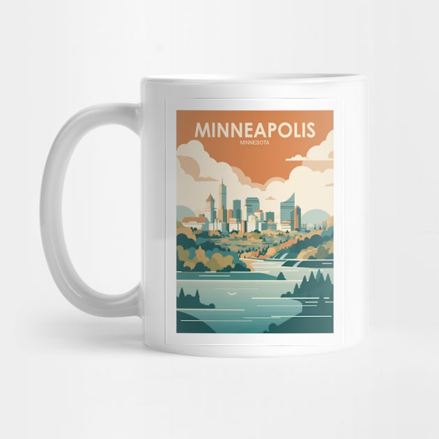 MINNEAPOLIS by MarkedArtPrints